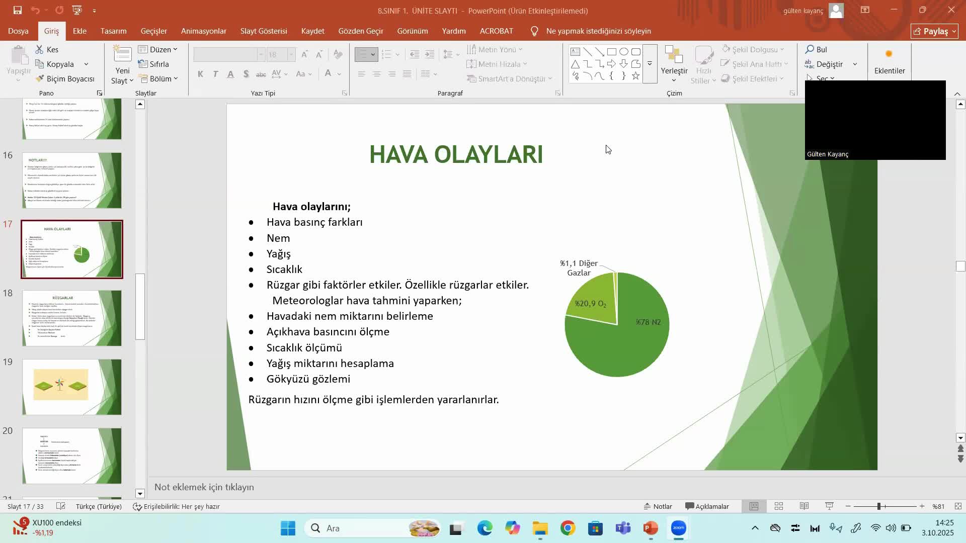 Fen Bilimleri Ders Videosu
