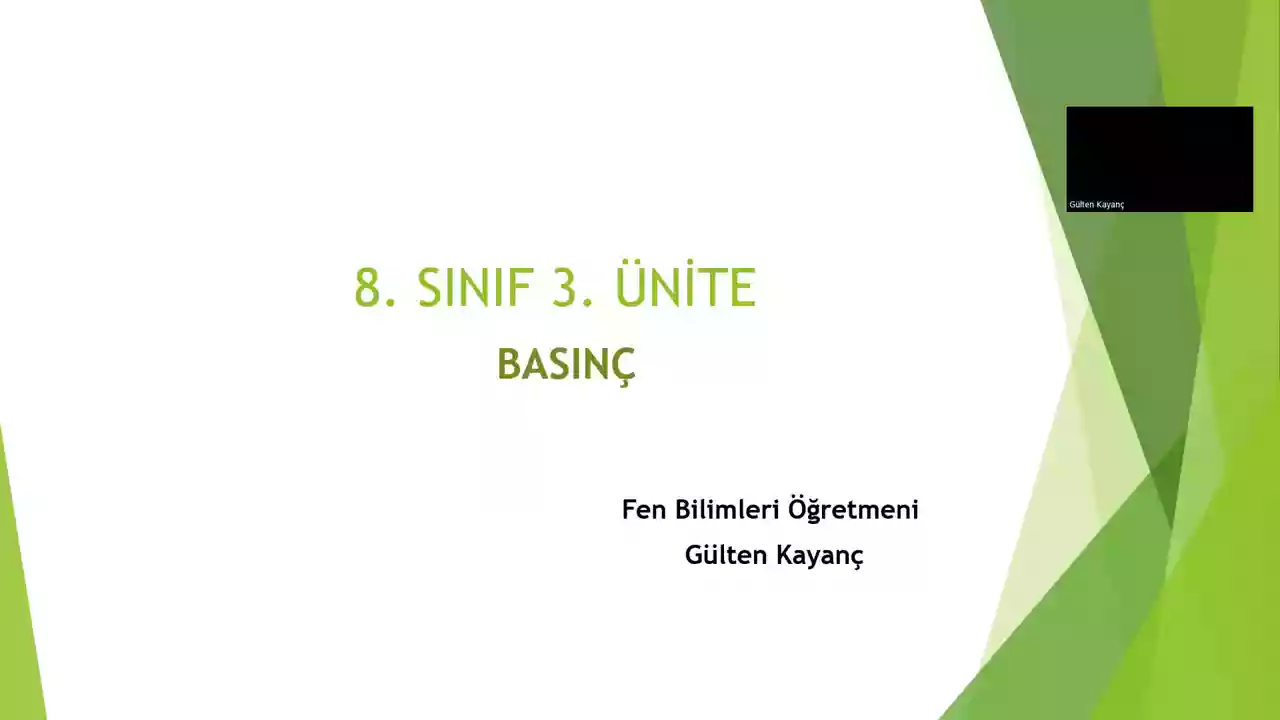 Fen Bilimleri Ders Videosu